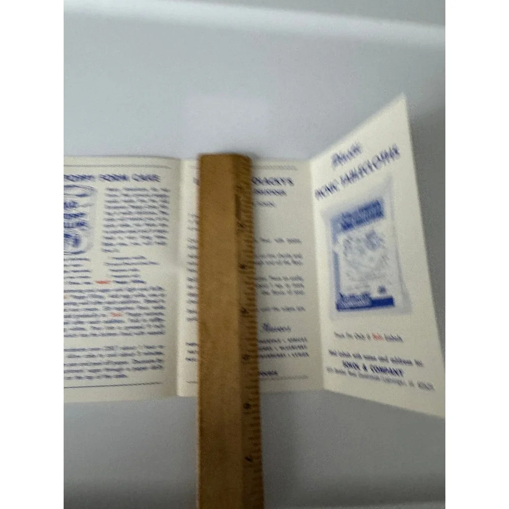 Vintage 1972 Solo Cake and Pastry‎ Fillings Recipe Pamphlet Sokol & Company - Picture 5 of 5